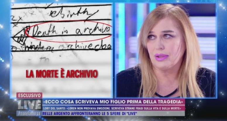 Del Santo, morte Loren