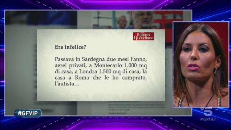 Gregoraci contro Briatore