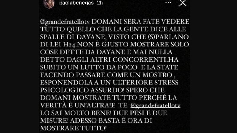 Dayane Mello, appello agente al GF Vip