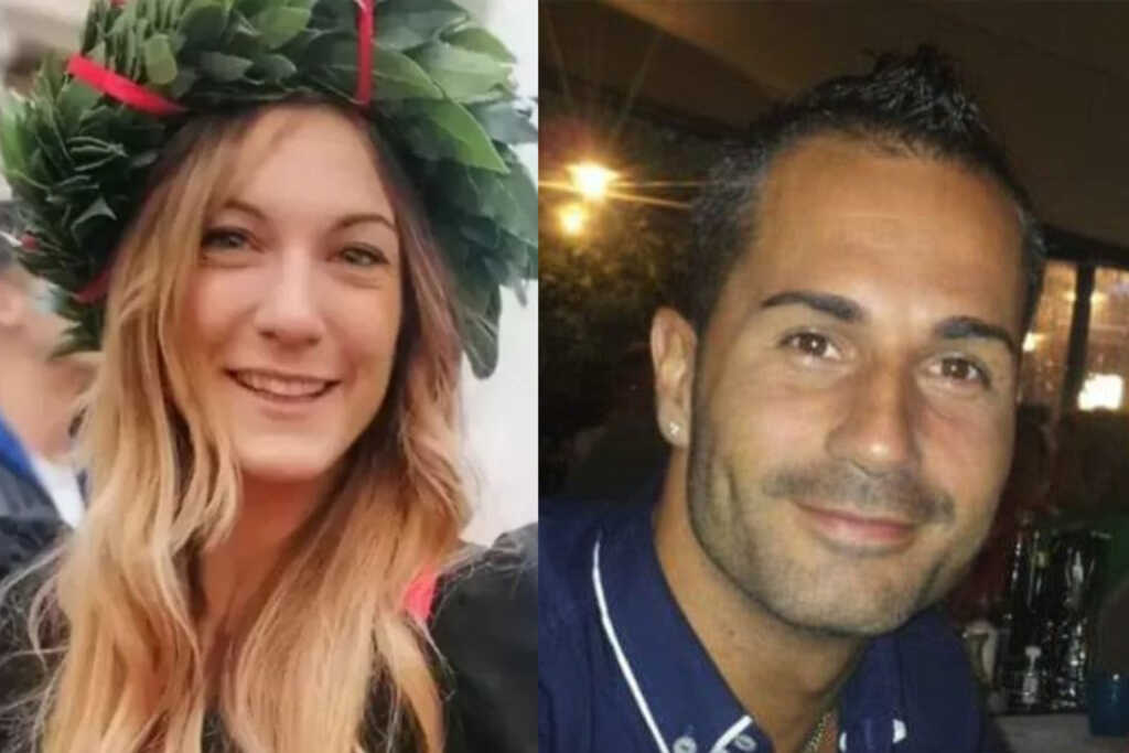 Emanuele Impellizzeri da un lato e Chiara Ugolini dall'altro